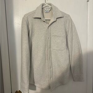 Aritzia TNA Sweatfleece Button Up